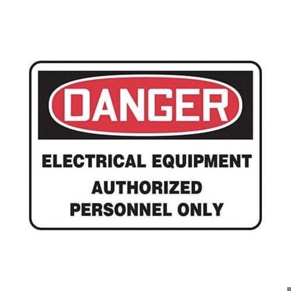 Accuform OSHA DANGER SAFETY SIGN LIVE WIRE MELC123VP MELC123VP - main
